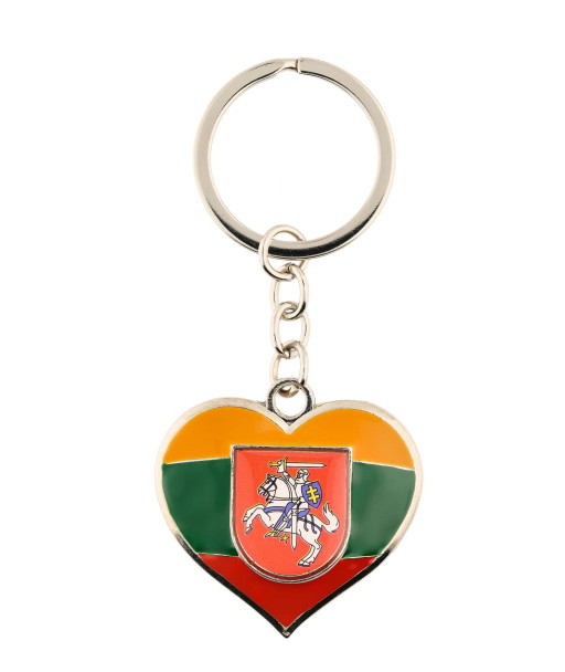  Pakabukas raktams Širdutė su Lietuvos herbu